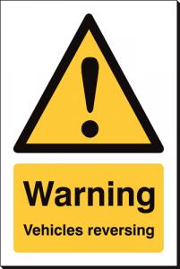 Warning Vehicles Reversing - 240 x 360 mm (SSB221)