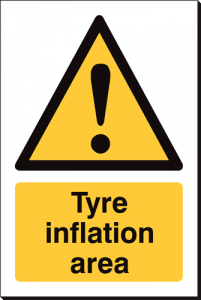 Tyre Inflation Area - 240 x 360 mm (SSB229)