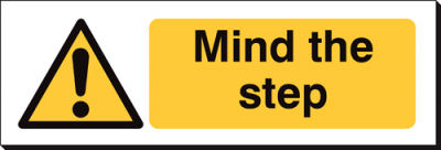Mind The Step - 360 x 120 mm (SSB233)