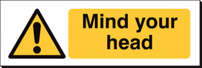 Mind Your Head - 360 x 120 mm (SSB235)