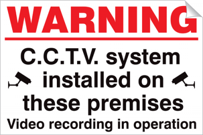 Warning CCTV In Operation - 360 x 240 mm (SSA310)