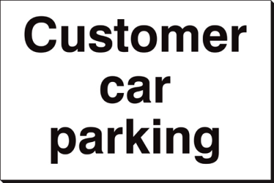 Customer Car Parking - 360 x 240 mm (SSB307)