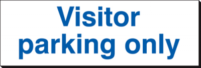 Visitor Parking Only - 360 x 120 mm (SSB325)