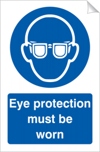 Eye Protection Must Be Worn - 240 x 360 mm (SSA402)