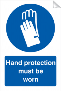 Hand Protection Must Be Worn - 240 x 360 mm (SSA410)