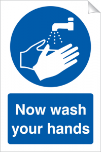 Now Wash Your Hands - 240 x 360 mm (SSA418)