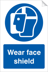 Wear Face Shield - 240 x 360 mm (SSA420)