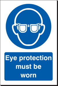 Eye Protection Must Be Worn - 240 x 360 mm (SSB401)