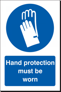 Hand Protection Must Be Worn - 240 x 360 mm (SSB409)
