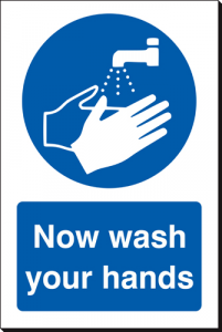 Now Wash Your Hands - 240 x 360 mm (SSB417)