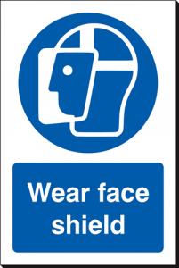 Wear Face Shield - 240 x 360 mm (SSB419)