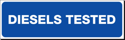 Diesels Tested - 480 x 150 mm (SSB505)