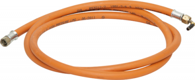 Gas Hose with 1/4" BSP Female Fittings including 90&deg; Fitting (GAS36)
