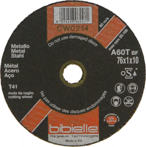 BIBIELLE 1.0 mm Thin Cut-off Flat Metal Cutting Discs (WCD50)