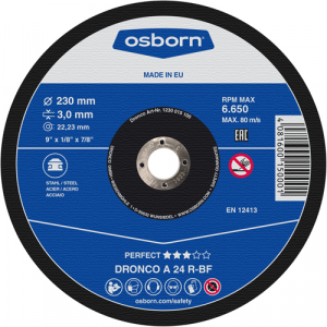 OSBORN 'Perfect' Flat Metal Cutting Discs (DCD31)