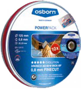 OSBORN 'Jubilee 1 mm' High Performance Edition  Cutting Discs (DCLP71)