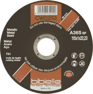 BIBIELLE 1.0 mm Thin Flat Metal Cutting Discs (WCD51)