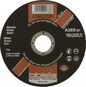 BIBIELLE 1.2 mm Thin Flat Metal Cutting Discs (WCD81)