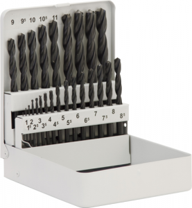 ALPEN 'Sprint ' HSS Jobber Drill Set - Metric Sizes (DRK25)