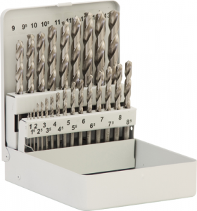 ALPEN HSS-Co Cobalt Jobber Drill Sets - Metric Sizes (DCK25)
