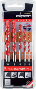 ALPEN 'Profi Multicut' Universal Drill Set (DPMK5)