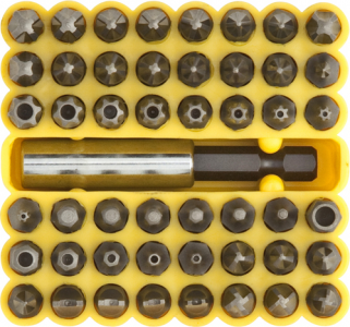 LASER 1/4" Dr. Hex Security Bits Set (TL479)