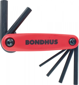 BONDHUS Hex Driver Fold Up Set - Metric (TNB12595)