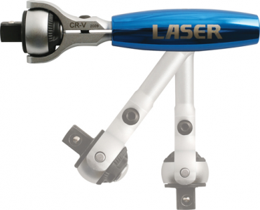 LASER Swivel Head Ratchet with T-Handle (TL3890)
