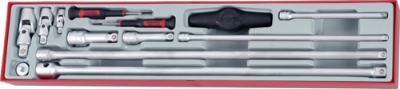 TENG TOOLS 1/4", 3/8" & 1/2" Drive Socket Accessories Set (TTTXEXT13)