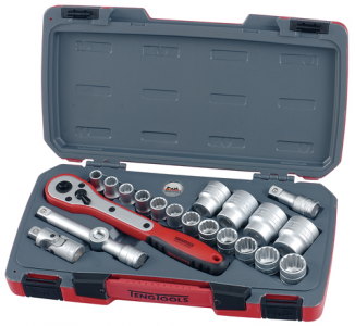 TENG TOOLS 1/2" Drive Socket Set (TT1221)