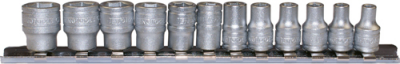 TENG TOOLS 1/4" Drive Regular Socket Set - 6 Point (TM1412)