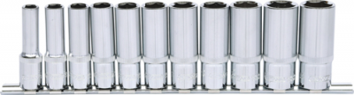 KS TOOLS 'CHROMEplus' 3/8" Drive Deep Socket Set (K918.0611)