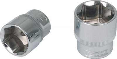 KS TOOLS 'CHROMEplus' 1/2" Drive Regular Sockets (K918.1211)