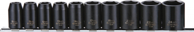 TENG TOOLS 1/2" Drive Regular Impact Socket Set (T9121)