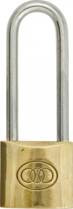 Padlocks - Brass, Long Shackle (PAD5)