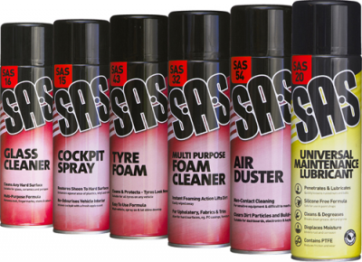 S·A·S Assorted Pack - Valeting Aerosols 500ml (SASV)