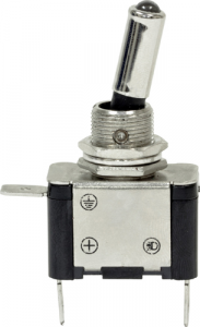 12V LED Metal Toggle Switch - On/Off (EC64)