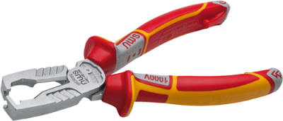 NWS 'MultiCutter' 3-in-1 VDE Wire Stripping Pliers (TNV6/180)