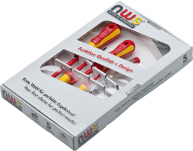 NWS VDE Screwdriver Set - Slotted & PH (TNS500)