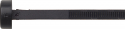 HELLERMANN TYTON Releasable Chassis Cable Ties - Black (ECT26)