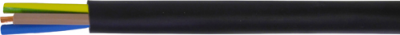 Heavy Duty 'H07' Mains Cable 3-Core - Tough Rubber Sheath (EC1231)